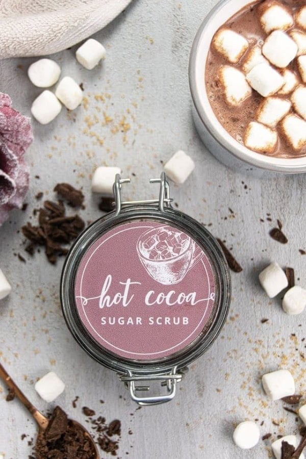 DIY HOT CHOCOLATE SUGAR SCRUB