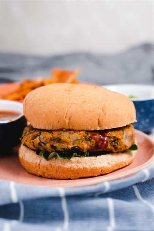 Sweet Potato Black Bean Burgers