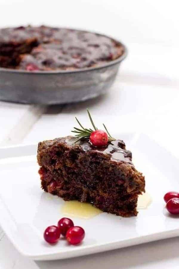 CHRISTMAS CRANBERRY PUDDING