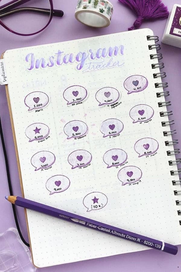 Instagram Tracker In Purple