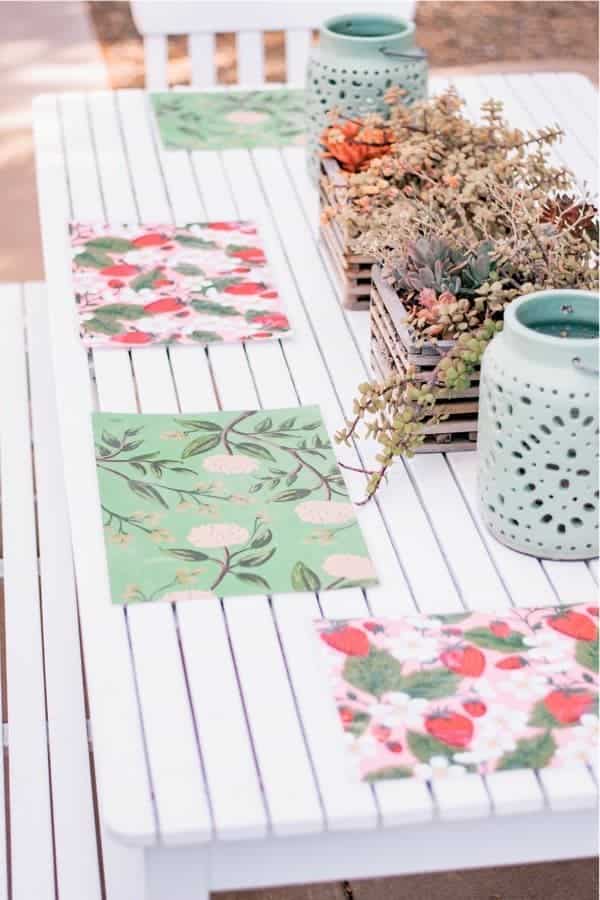 DIY Laminated Placemat Craft Project