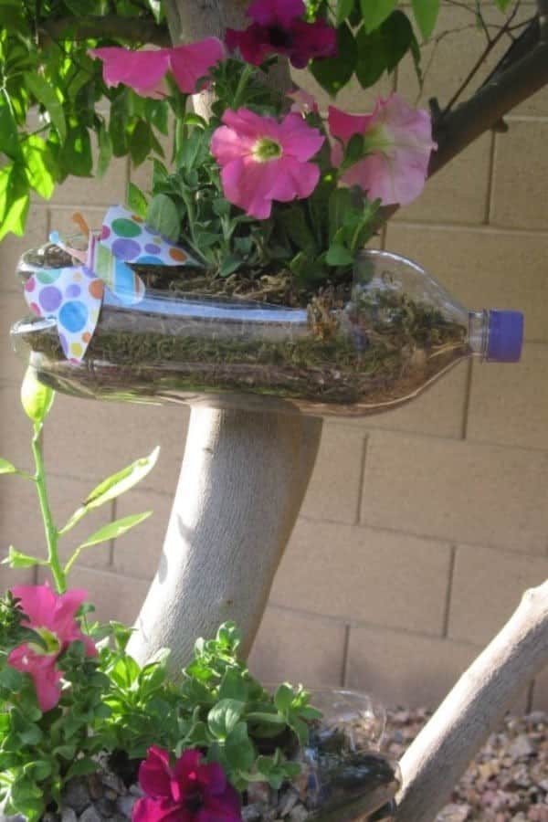 RECYCLED SODA BOTTLE PLANTER