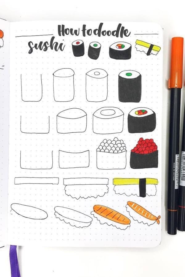 Sushi Doodles