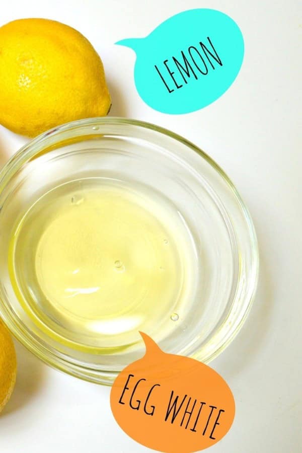 EGG WHITE LEMON FACE MASK