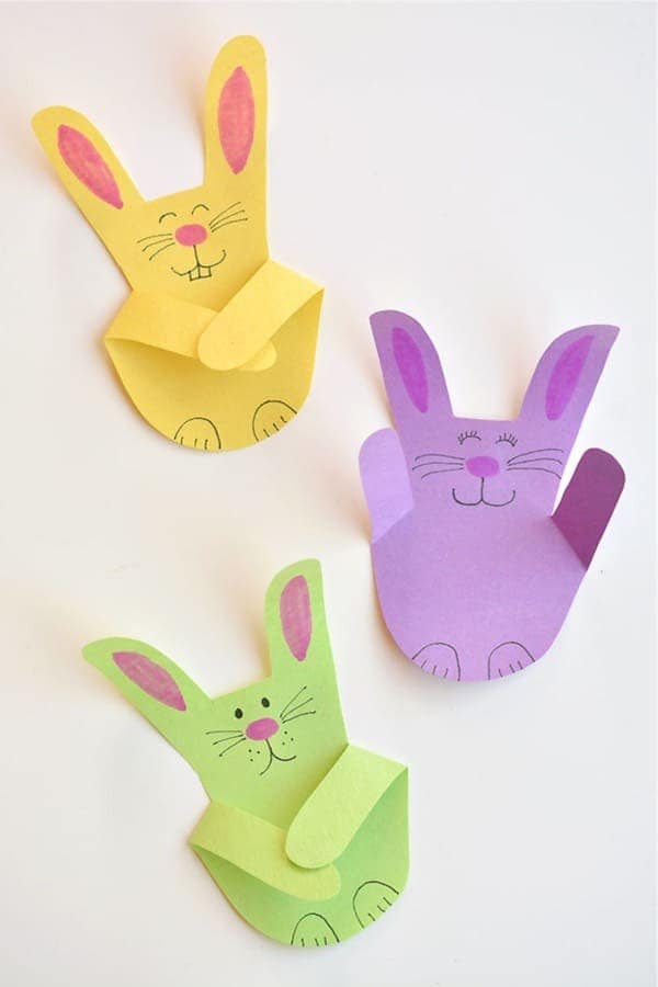 Handprint Bunny Craft For Kids