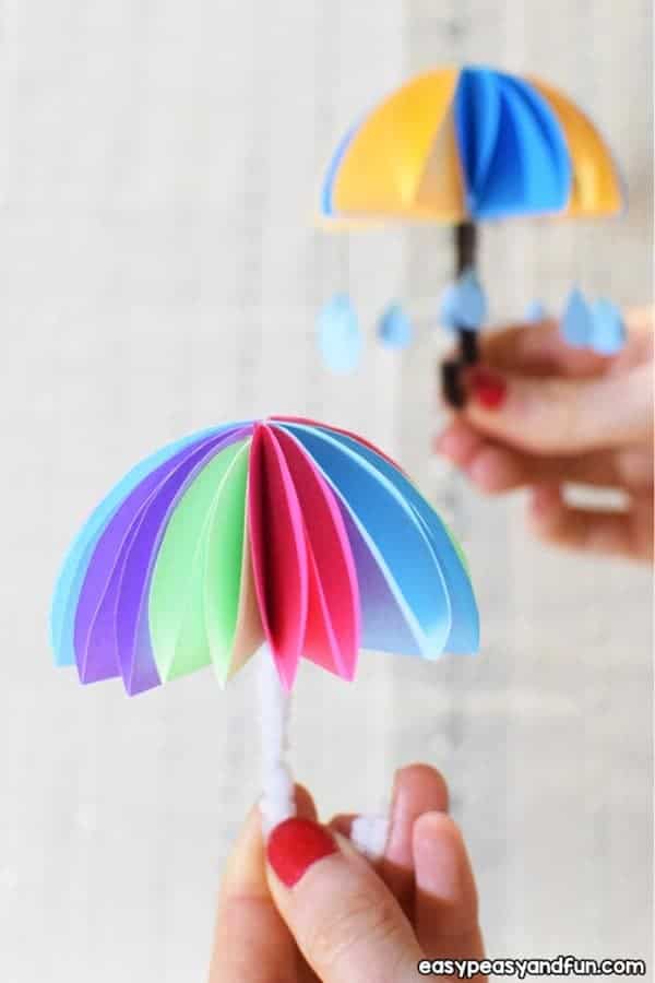 Paper Umbrellas Craft