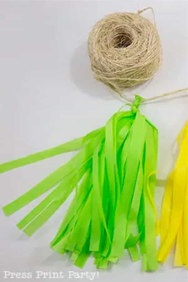 How to Make Tissue Paper Tassels & Garlands