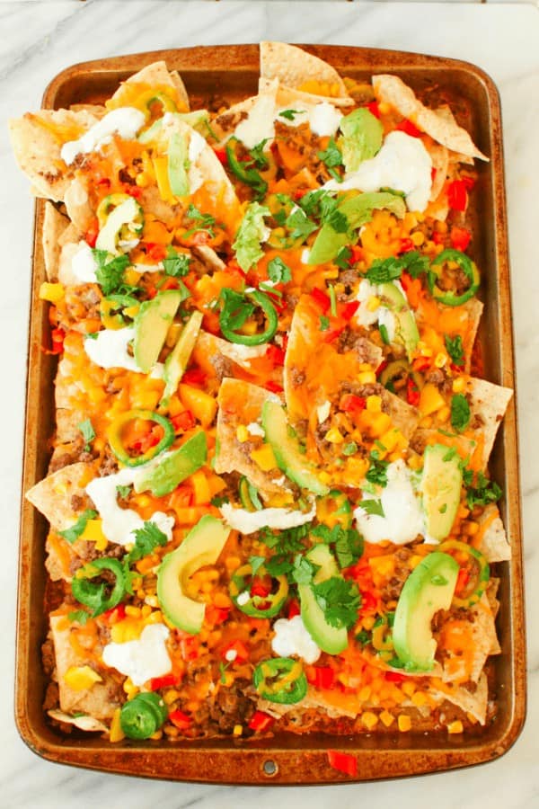 Cheesy Beef Nachos