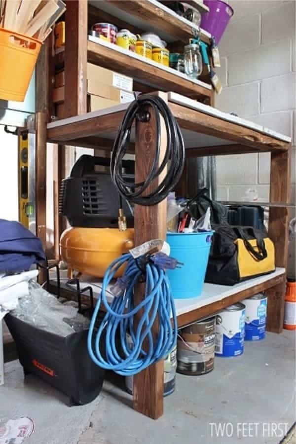 Build A Garage Storage Shelf