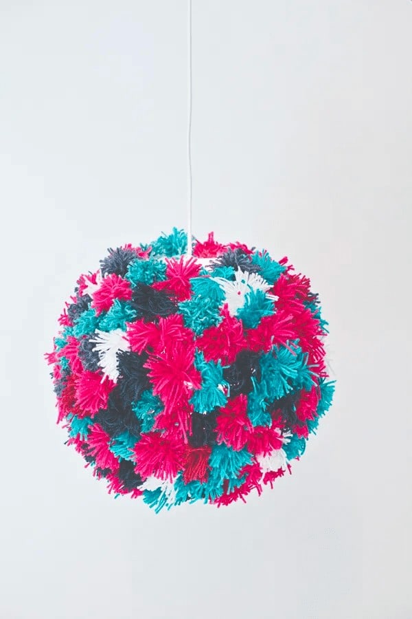 Pompom Pendant Lantern