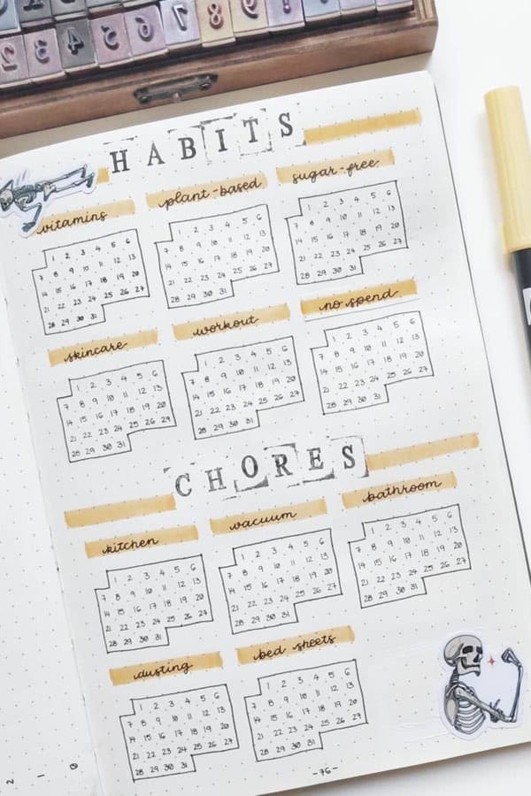 October Chore Tracker