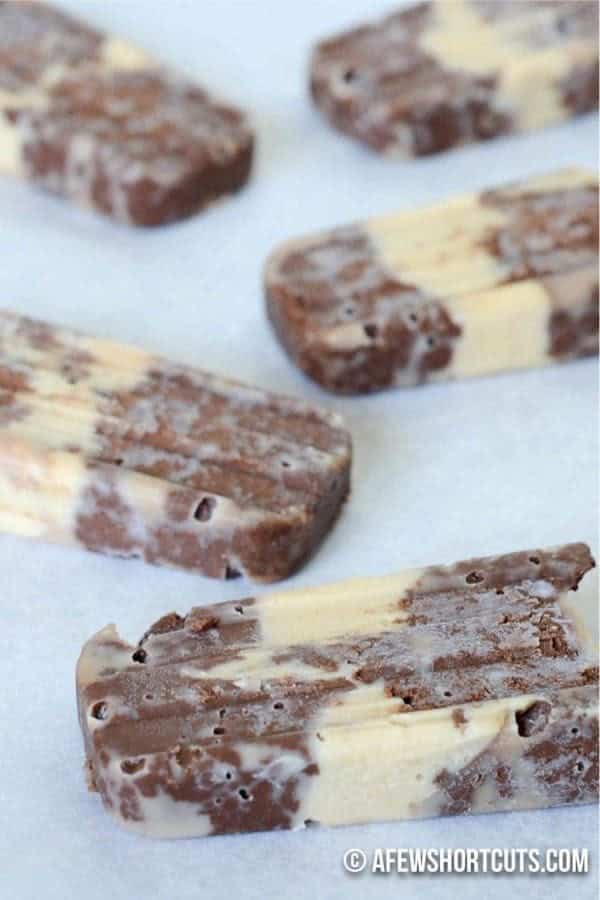 Homemade Peanut Butter Fudgesicles