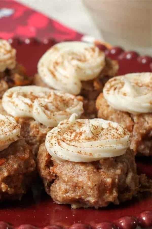 Mini Carrot Cake Cookies