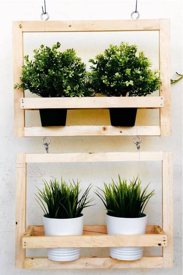 DIY Minimalist Hanging Garden