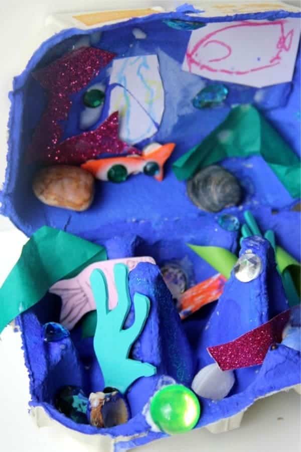 Egg Carton Ocean Craft