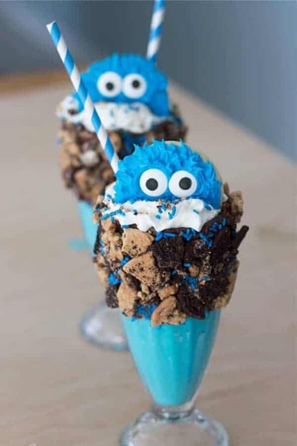 Cookie Monster Freakshakes