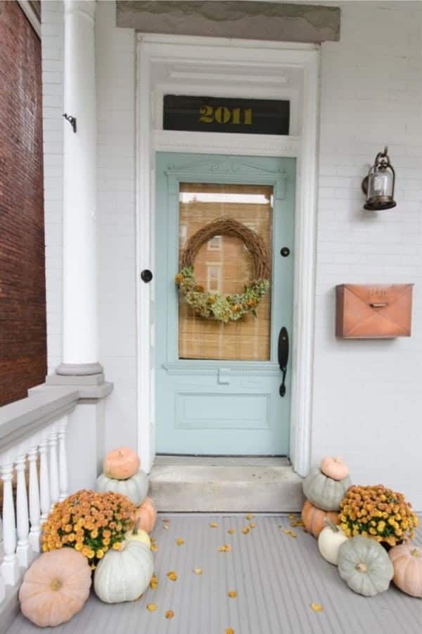 Urban Farmhouse Fall Porch