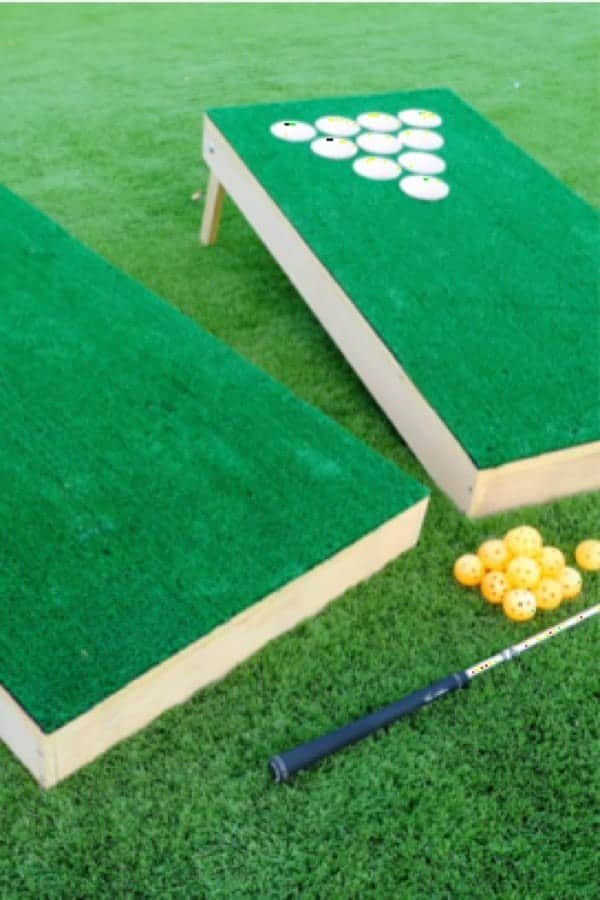 DIY Backyard Chip Shot Golf Game