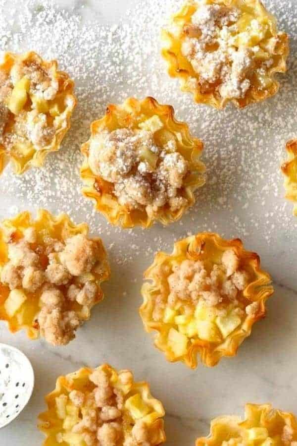 DUTCH APPLE PIE TARTLETS