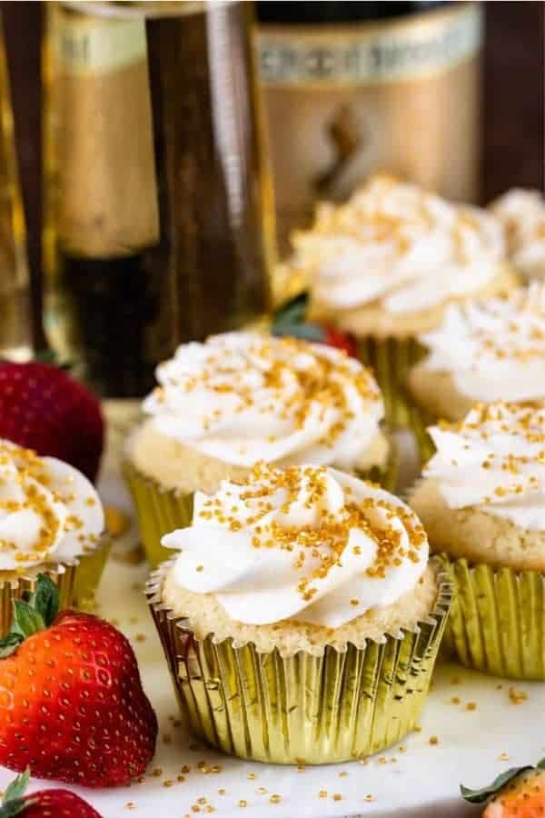 Champagne Cupcakes