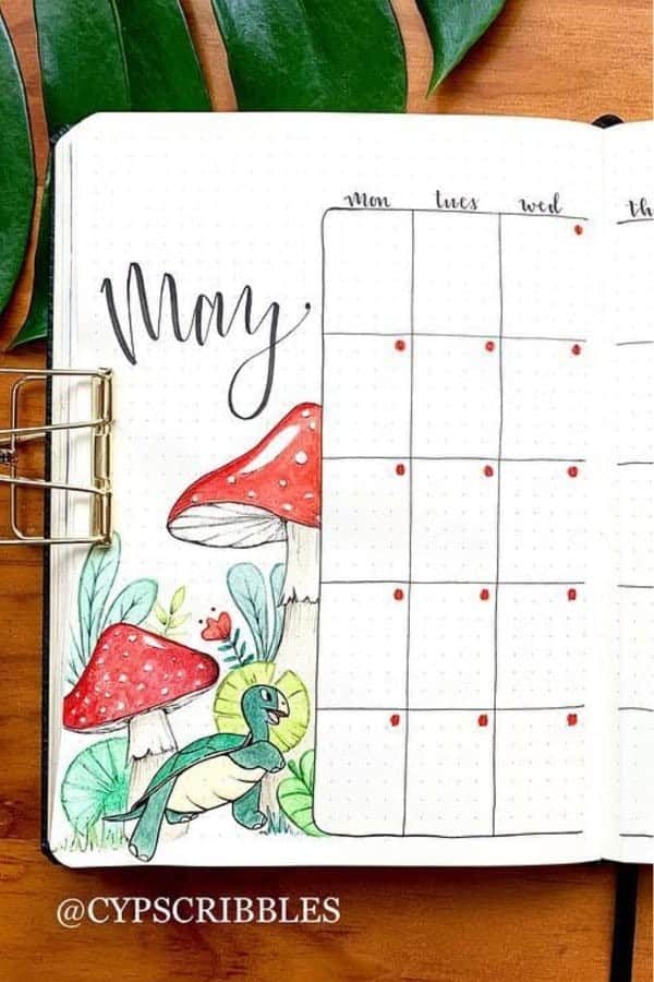 May Monthly Spread