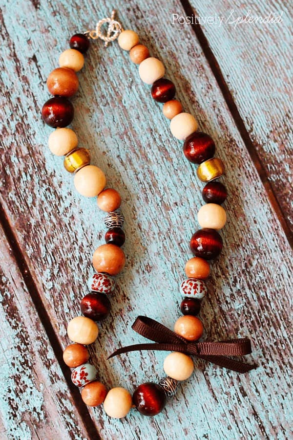 Wooden Bead Necklace