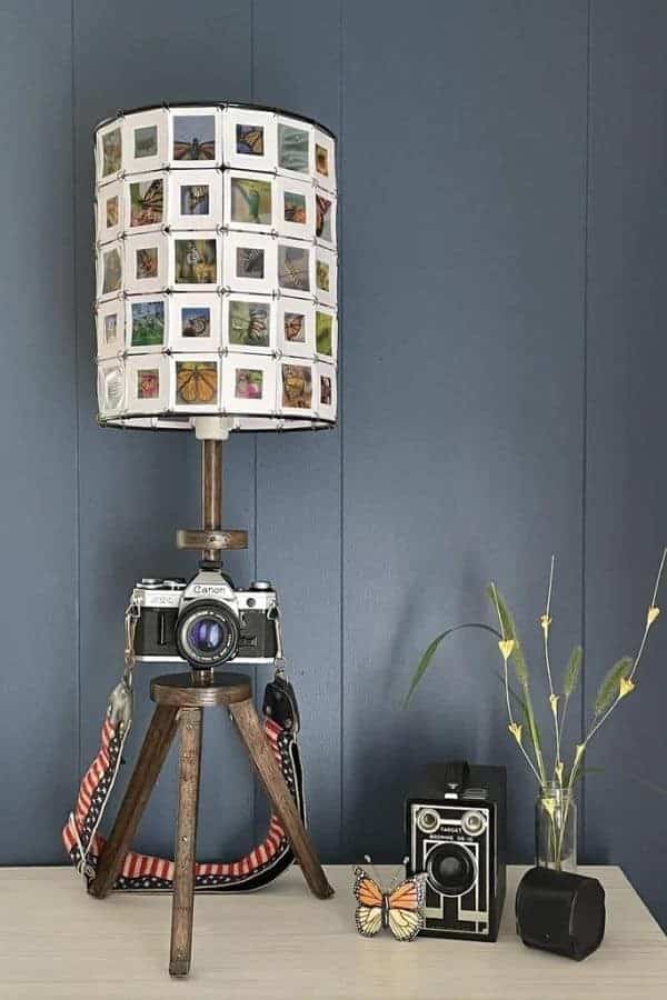 VINTAGE CAMERA LAMP