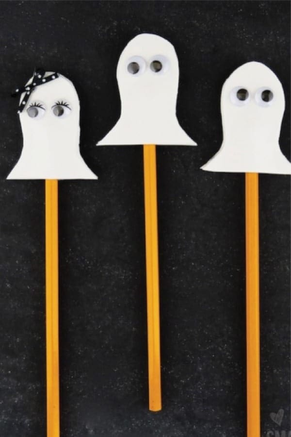 Ghost Pencil Toppers