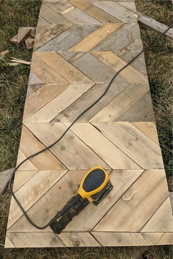 Herringbone Pallet Build Tutorial