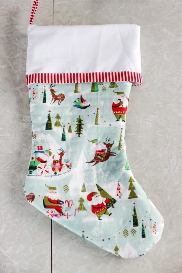 Cuffed Christmas Stocking Pattern