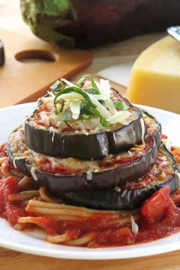 EGGPLANT PARMESAN STACKS