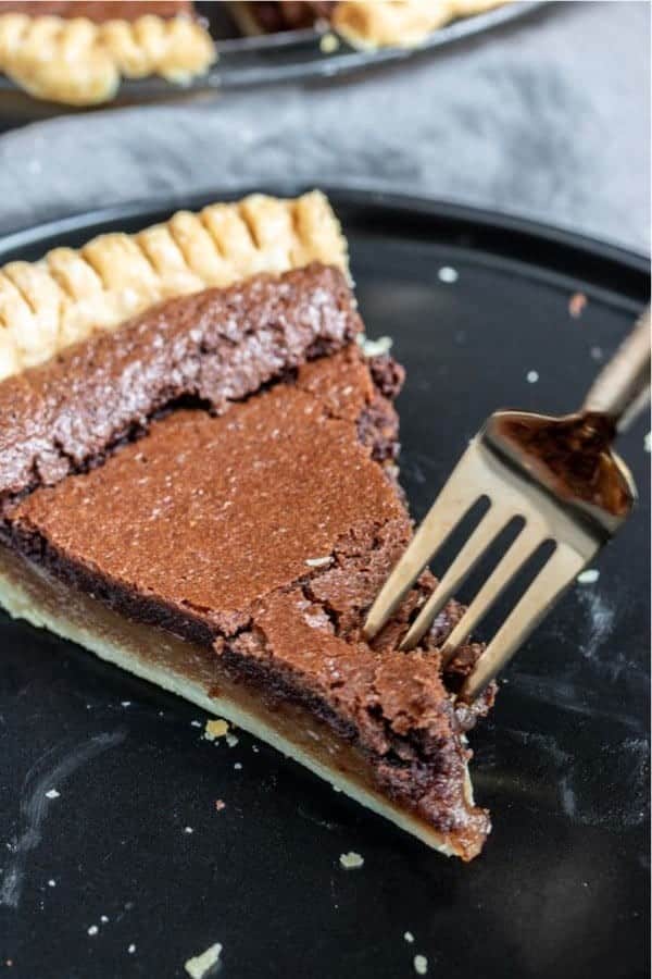 Thanksgiving Chocolate Chess Pie