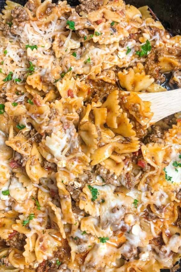 HEALTHY ONE POT SKILLET LASAGNA