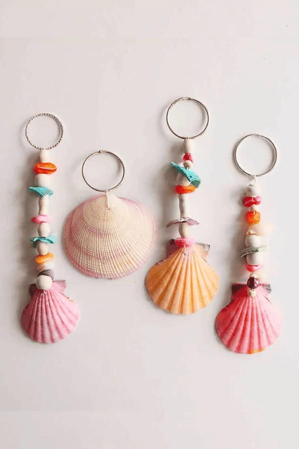 Seashell Keychains