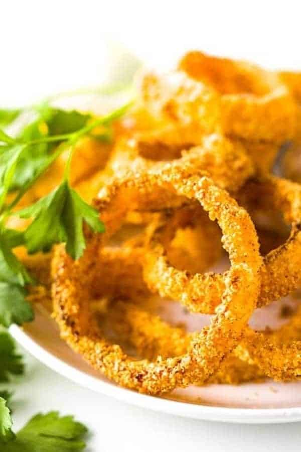 AIR FRYER KETO ONION RINGS