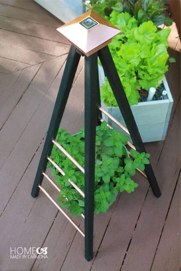 DIY Obelisk Trellis