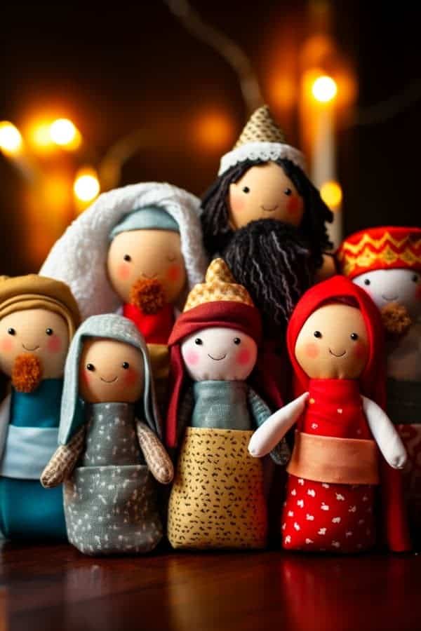 SOCK PUPPET NATIVITY SCENE