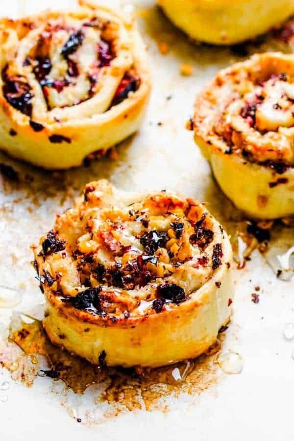 CRANBERRY PINWHEEL COOKIES