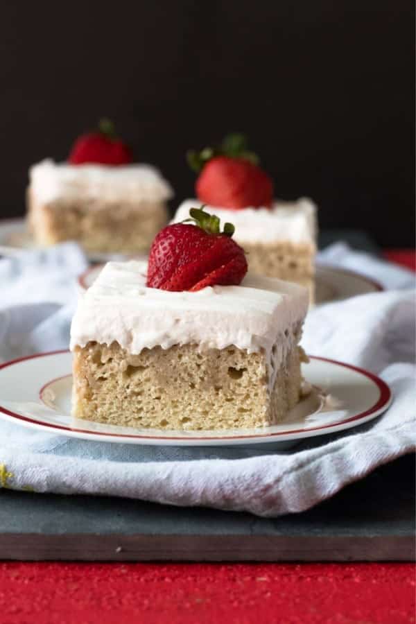 VEGAN TRES LECHES CAKE