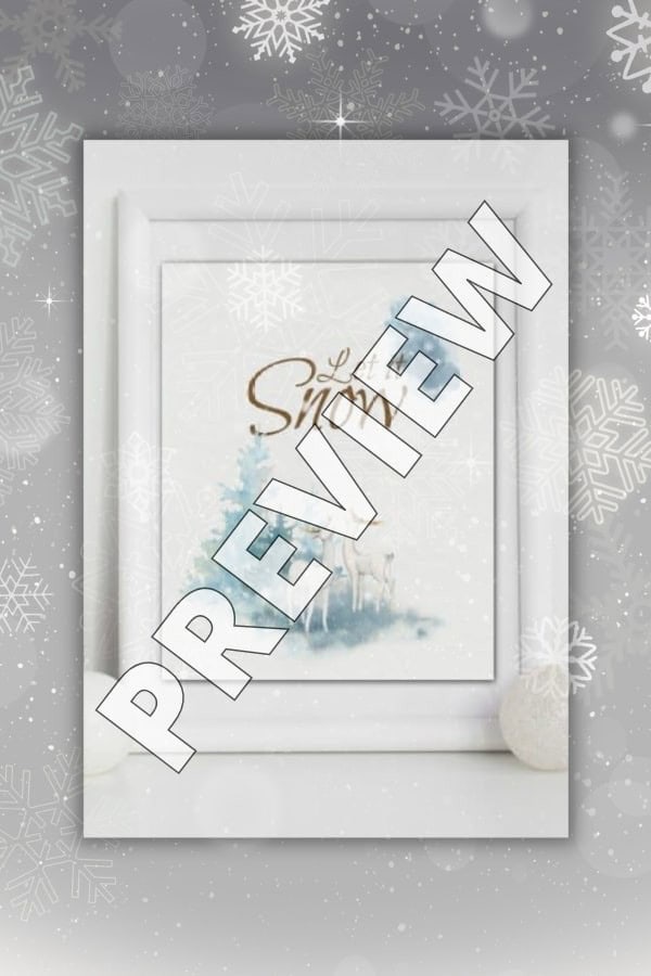 “LET IT SNOW” PRINTABLE