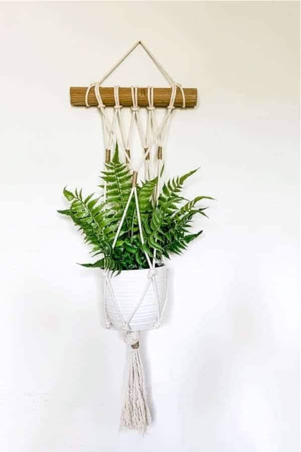 Easy Wall Plant Hanger Tutorial