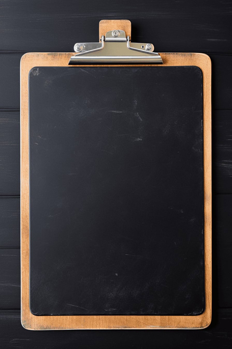 CHALKBOARD CLIPBOARD