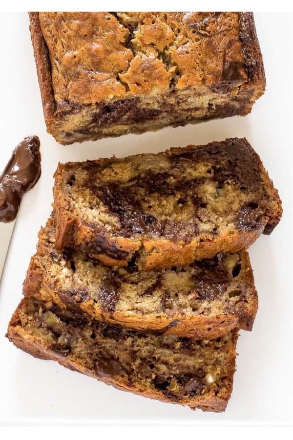 Marbled Chocolate Banana Bread