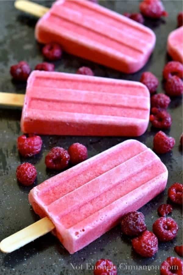 Coconut Berry Popsicles