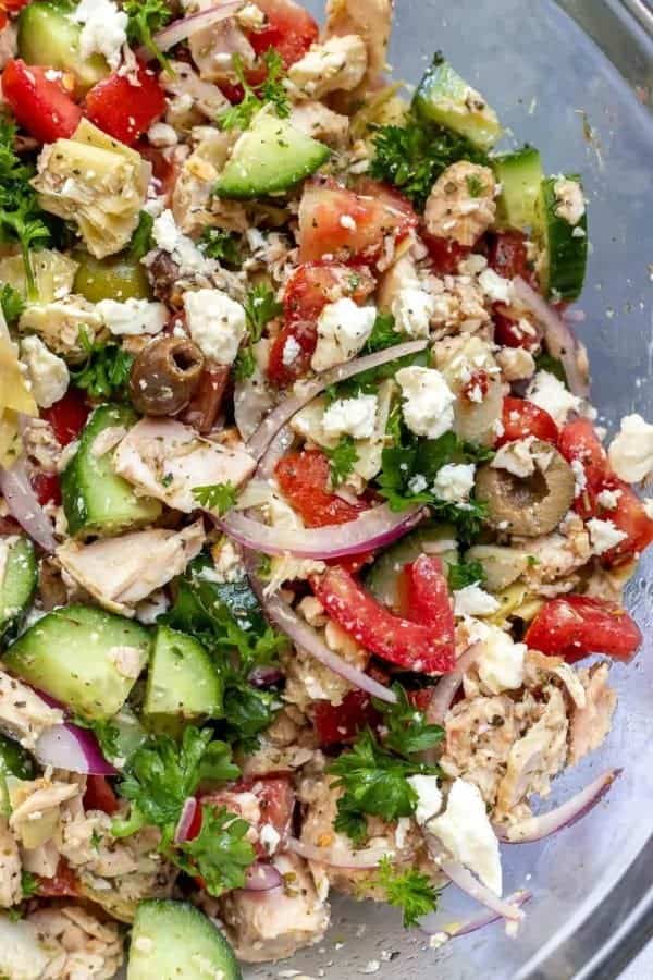 NO-MAYO MEDITERRANEAN TUNA SALAD