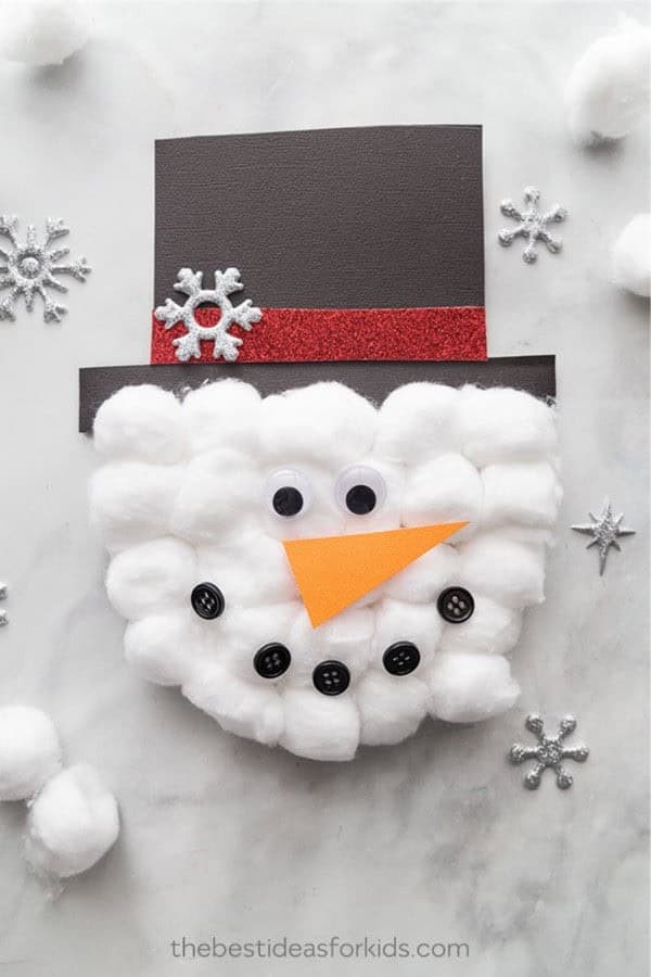 Paper Snowman Craft