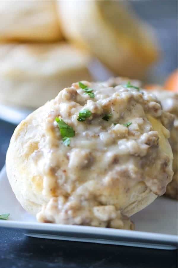 Instant Pot Biscuits and Gravy Recipe