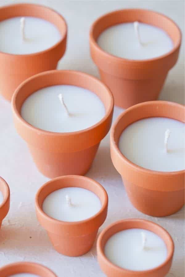 DIY Terracotta Candle Craft