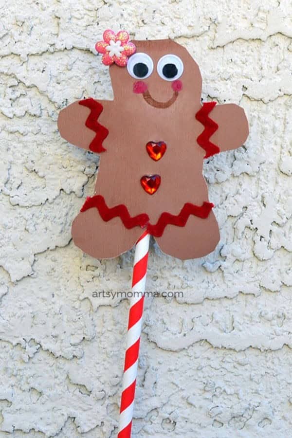 Gingerbread Man Puppet Craft