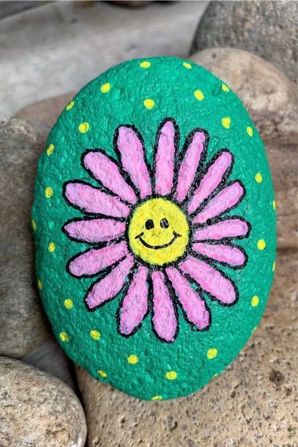 Easy Painted Rock For Kids